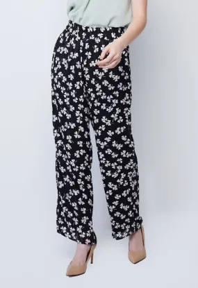 Clover Print Relaxed Pants