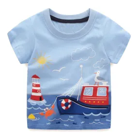 100% Cotton Character Print Baby Boy Clothing