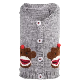 Cardigan Sweater | Sock Monkey