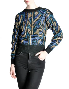 Christian Dior Vintage Metallic Sweater