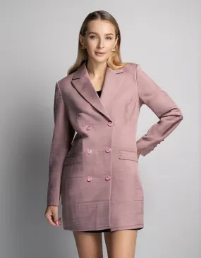 Dusty Rose Blazer Dress