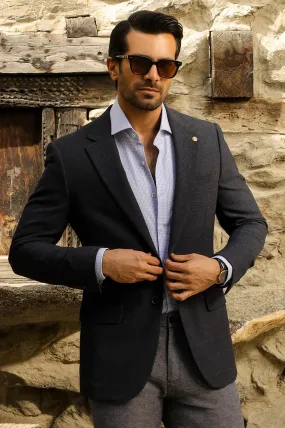 Navy Blue Blazer for Men