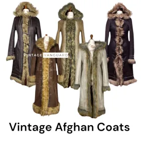 Vintage Afghan Coats 11 Pcs