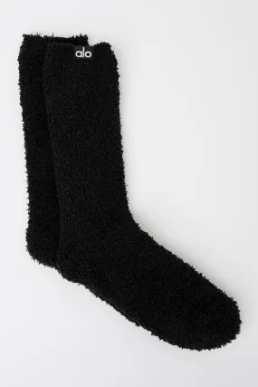 Women's Plush Lush Sock - Black